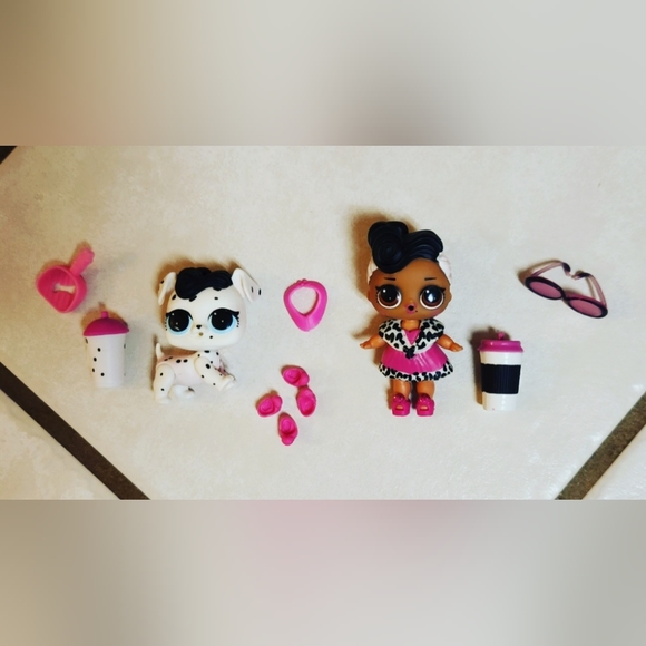 LOL Surprise Dolls Series 2 Let's Be Friends Dollface & Pet - Picture 2 of 3